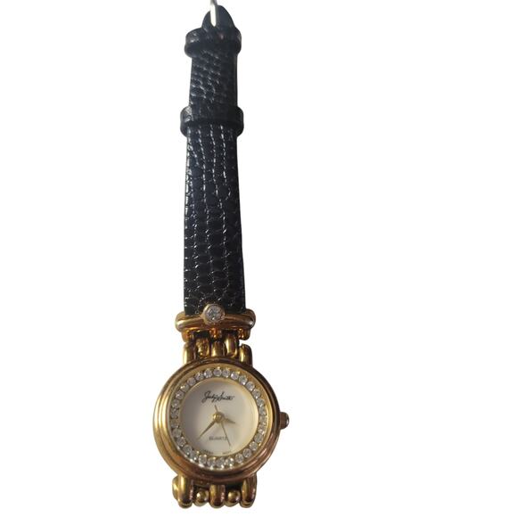 Women's Jaclyn Smith Cocktail Watch Crystals on watch face and band new battery - Picture 7 of 8